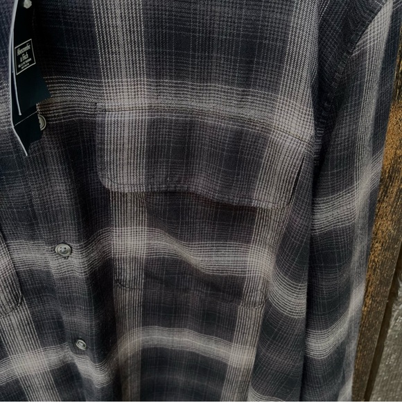 Abercrombie & Fitch Soft A&F Collection Plaid Flannel Button Down Shirt NWT XL - Picture 7 of 13
